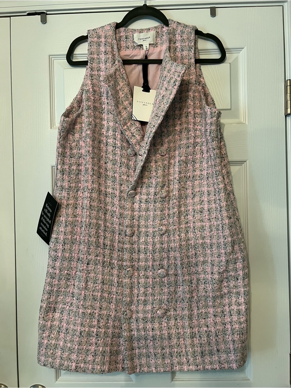 Pomander Place Pink Tweed Jacket